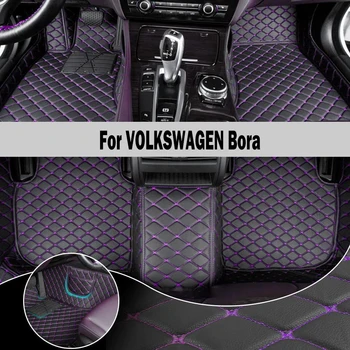 Персонализирана стелка за кола за VOLKSWAGEN Bora 2016-2018 година подобрена версия Foot Coche аксесоари Килими