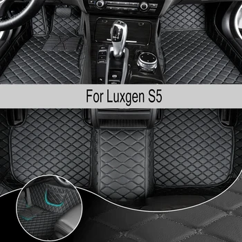 Персонализирана стелка за кола за Luxgen S5 2012 година подобрена версия Foot Coche аксесоари Килими