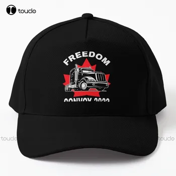 Подарък Канадски шофьори на камиони Конвой на свободата 2022 Канадски флаг кленов лист бейзболна шапка Дамски парти шапки Шапки за слънце на открито памучна шапка