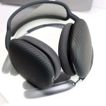 Подходящ за Airpods Max ръкав за слушалки, защитна втулка за слушалки, арамидни влакна въглеродни влакна ултра-тънък мат
