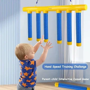 Предизвикателство падащи пръчки играчка спортни деца стик улов игра обучение реакция способност образователна родител-дете интерактивна играчка