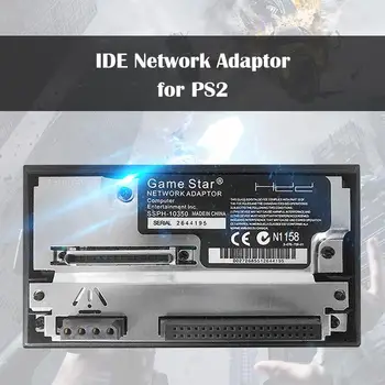 Преносима конзолна мрежова карта SATA/IDE интерфейс Паралелен мрежов адаптер за карти 2.5/3.5 инчов SATA HDD Аксесоари за игри за PS2