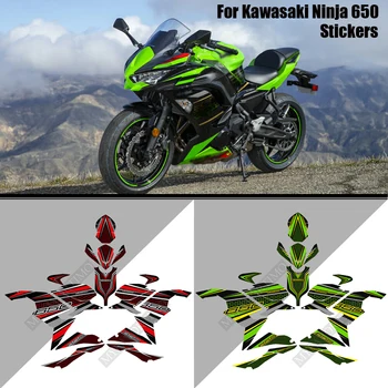 Протектор резервоар подложка за Kawasaki нинджа 650 стикери Decal комплект коляното емблема значка лого обтекател защита 2018 2019 2020 2021