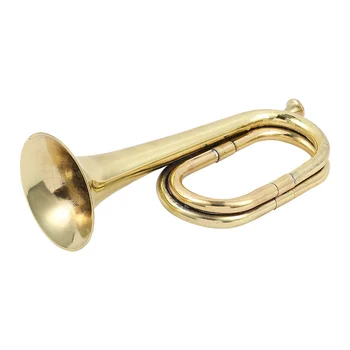 Професионален тромпет Преносим традиционен духов музикален инструмент Медна сплав тромпети Bugle за начинаещи студент подарък