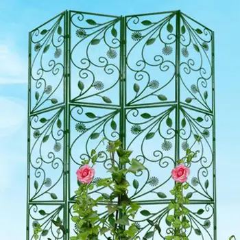Растителна пергола Катерене растение Подвижна сгъваема краставица за градински цветя Palnts подкрепа вътрешен Rosa Chinesis пергола