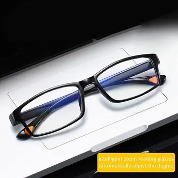 Регулиране на четците за очила за четене Висококачествени жени Мъже Авто бифокални очила за пресбиопия 100 до 400 очила без кутия