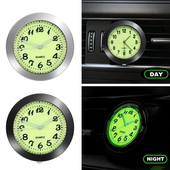 Светещ автомобилен часовник Аксесоари за орнаменти за Toyota Corolla Yaris C-hr Hilux E150 Land 200 Camry 55 Rav4