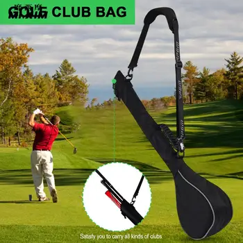 Сгъваема голф багажник чанта мека гумена дръжка може да побере 3 клубове голф носят пакет с цип голф стойка носят чанта за мъже и жени