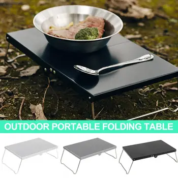 Сгъваема скоба подкрепа преносима алуминиева къмпинг маса за пикник с дизайн против хлъзгане Дъгообразна скоба за пикник за открито