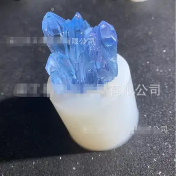 Силиконова плесен Сушена цветна смола Декоративни DIY планински връх Кристална ледена висулка Кристален клъстер Тип епоксидна смола форми за бижута