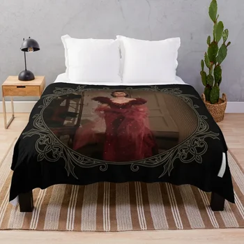 Скарлет червена рокля хвърлят одеяло топло манга дизайнери декоративни диван спален чувал одеяла