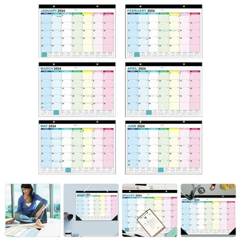 Списък със задачи Планировчик Стенен календар Домакинство 2024 Дневен график за планиране Календар Домашно снабдяване