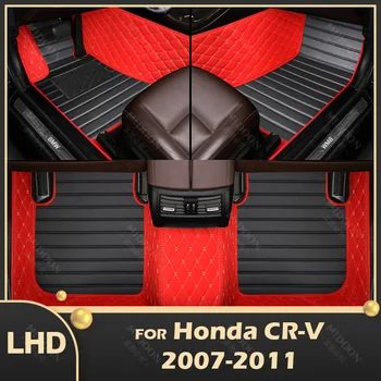 Стелки за кола за Honda CRV 2007 2008 2009 2010 2011 Персонализирани авто подложки за крака Автомобилни килими Cover интериорни аксесоари