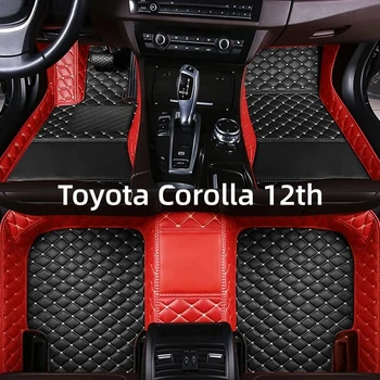Стелки за кола за Toyota Corolla 12-ти ген. хибрид 2019 2020 2021 Персонализирани подложки за крака Авто килим покритие интериорни аксесоари