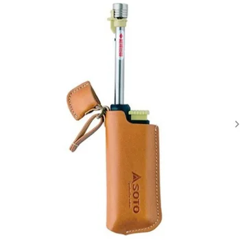 телескопичен запалителен кобур Защитен калъф Външна къмпинг чанта за съхранение на открито Къмпинг Ветроупорен калъф за съхранение на възпламенител