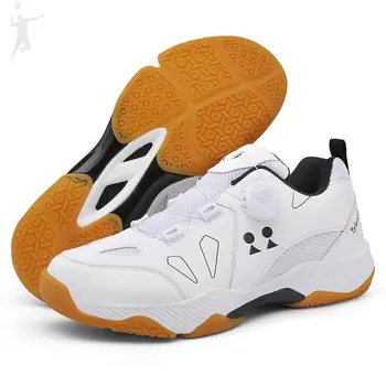тенис обувки мъжки женски бадминтон обувки тенис обувки спортни маратонки Скуош обувки Дишащи антихлъзгащи волейболни обувки