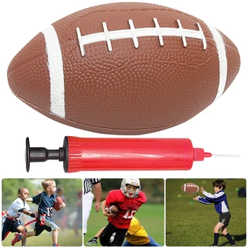 Тийнейджъри Ръгби топка Американски футбол Надуваеми детски играчки Футболни топки с инфлатор Детска игрална топка за деца Ученици