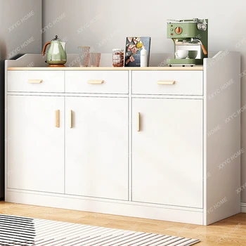 Топъл въздушен вентилатор бял шкаф шкаф хол прост шкаф за съхранение на стена многофункционален шкаф за бюфет