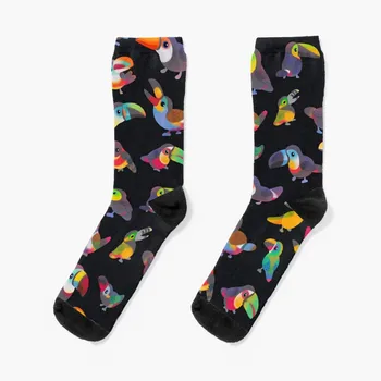 Тукан Чорапи хип-хоп движещи се чорапи подарък глезена Мъже Чорапи Дамски