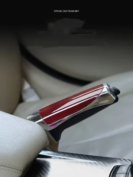 Универсален стилен автомобил ръчна спирачка въглеродни влакна протектор капак интериорен декор за Honda Everus Clarity Civic Accord Urban