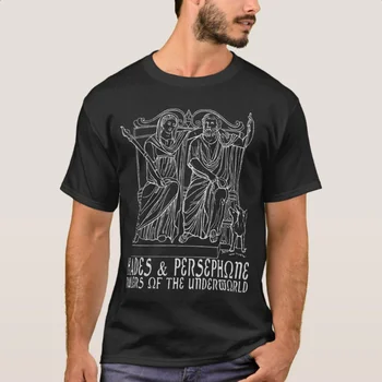Хадес & Персефона: Владетелите на подземния свят тениска 100% памук O-образно деколте лято къс ръкав случайни мъжки тениска размер S-3XL