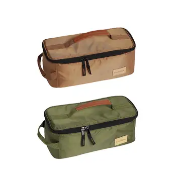 Чанта Oxford Cloth Pouch Организатор Преносим къмпинг съдове за съхранение чанта Кухненска посуда чанта за лагер на открито пикник готвене