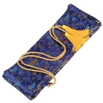 Чанта за мечове Копринени мечове Японски калъф за носене на катана Китайски държач за съхранение на дълги торби Организатор на платно Уакизаши Самурай