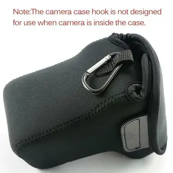Чанта за фотоапарат Мек вътрешен калъф за Sony Alpha 7C A7C A6600 A6400 A6500 A6300 A6100 A6000 с 18-135 16-70 28-70 18-50 обектив