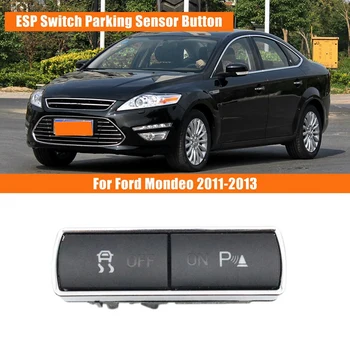 Черен бутон за сензор за паркиране ABS бутон за сензор за паркиране за Ford Mondeo 2011-2013 BS7T-2C418-BA